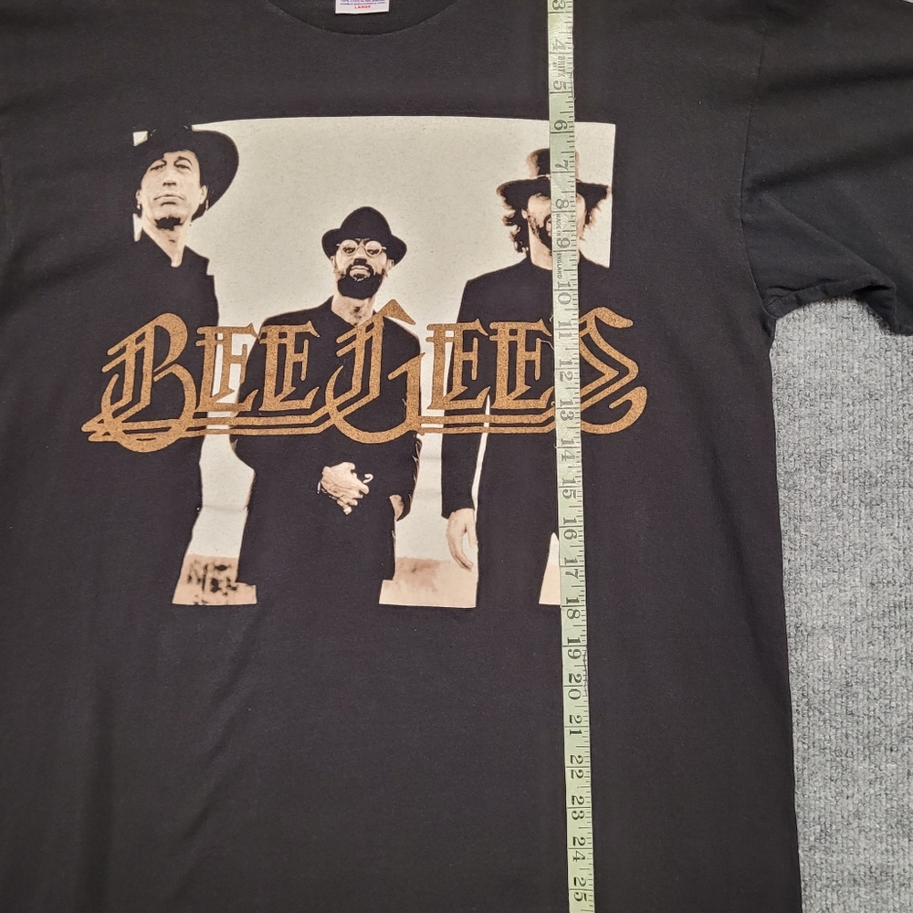 Vintage Bee Gees Black Graphic T-Shirt 1997 - Picture 5 of 6